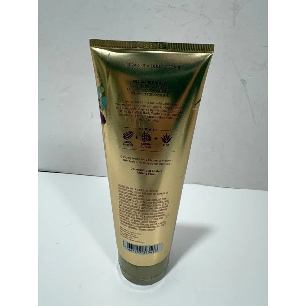 Bath & Body Works Dahlia 24 Hour Moisture Ultra Shea‎ Body Cream 8 oz
